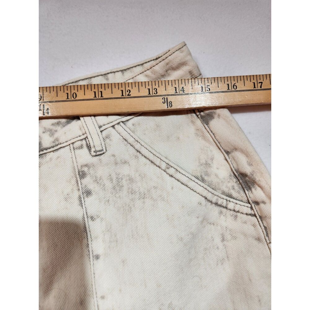 American Bazi Womens Cargo Ankle Pants Size M Off White Cream Utility Wide Leg - Picture 9 of 10